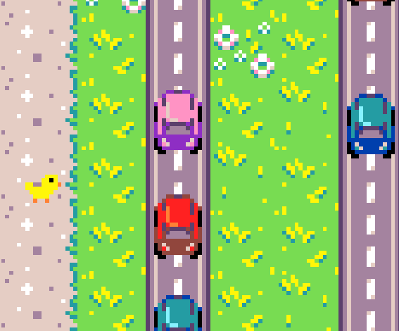 Click for Crossy Road game!